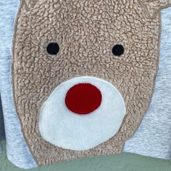 Holiday Time Sz M OH DEER long Sleeve - Picture 4 of 9